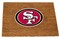 The Memory Company NFL San Francisco 49ers Rectangular Coir Door Mat 29.5" x 19.5"